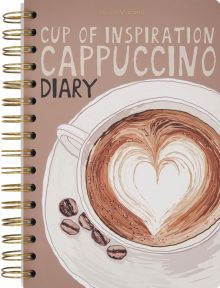Ежедневник недатированный Cute Dairy. Coffee With You. Cappuccino, 136 листов, А5