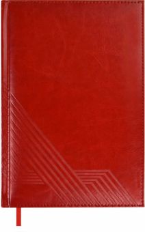 Ежедневник недатированный Сариф эконом, красный, А5, 160 листов