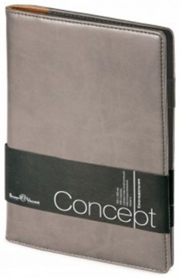 Еженедельник недатированный "Concept" (А5, серый) (3-322/205) Еженедельник недатированный "Concept" (А5, серый) (3-322/205)