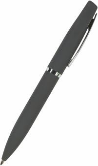 Ручка шариковая автоматическая Portofino, синяя, цвет корпуса серый