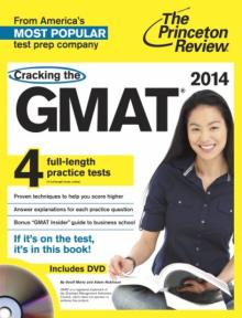 Martz, Robinson - Cracking GMAT. 2014 Edition (+DVD) обложка книги Martz, Robinson - Cracking GMAT. 2014 Edition (+DVD) обложка книги