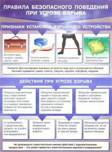 Миронов, Латчук - Таблица. Правила безопасного поведения при угрозе взрыва обложка книги Миронов, Латчук - Таблица. Правила безопасного поведения при угрозе взрыва обложка книги