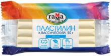 Пластилин "Классический", белый, 50 гр (270818_14)