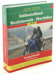 Motorbike Atlas. Germany South. Austria West. Italy North обложка книги Motorbike Atlas. Germany South. Austria West. Italy North обложка книги