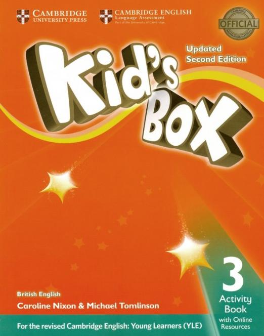 Kid's Box Updated Second Edition 3 Activity Book with Online Resources  Рабочая тетрадь с онлайн кодом - 1