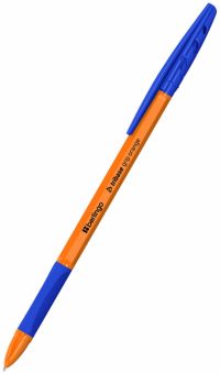 Ручка шариковая Tribase grip orange, синяя