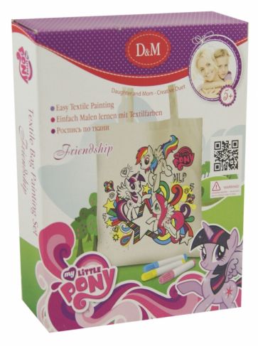 Набор для росписи сумочки " My Little Pony. Дружба" (54169) Набор для росписи сумочки " My Little Pony. Дружба" (54169)