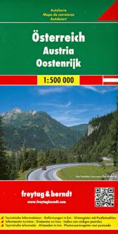 Австрия. Карта. Austria. Osterreich 1:500 000 обложка книги Австрия. Карта. Austria. Osterreich 1:500 000 обложка книги