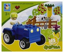 Конструктор Big Brick "Ферма" 15 деталей (Т54488) Конструктор Big Brick "Ферма" 15 деталей (Т54488)
