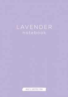 Тетрадь "Lavender notebook" (40 листов, А4, клетка)