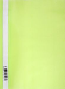 Папка-скоросшиватель, пластиковая, прозрачная, А4, салатовая (ASp_04319)
