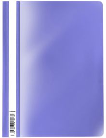 Папка-скоросшиватель, фиолетовая, А4