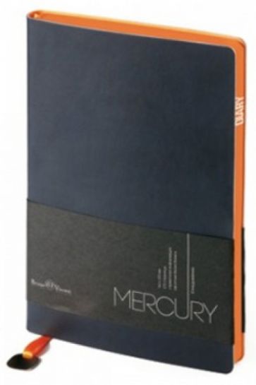 Ежедневник недатированный "Mercury" (А5, темно-синий navy) (3-435/04) Ежедневник недатированный "Mercury" (А5, темно-синий navy) (3-435/04)