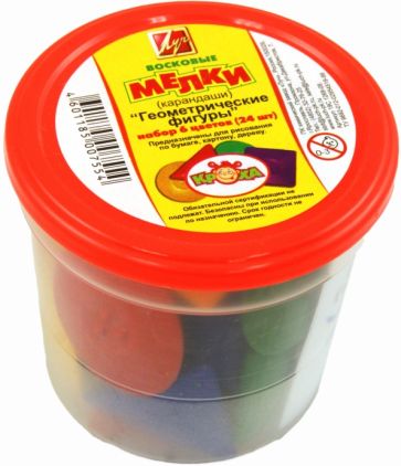 Карандаши восковые 6 цветов, в стакане (19С 1268-08) Карандаши восковые 6 цветов, в стакане (19С 1268-08)