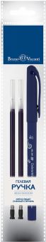 Ручка Пиши-стирай, DeleteWrite Art. Велосипеды, синяя, с 2 запасными стержнями