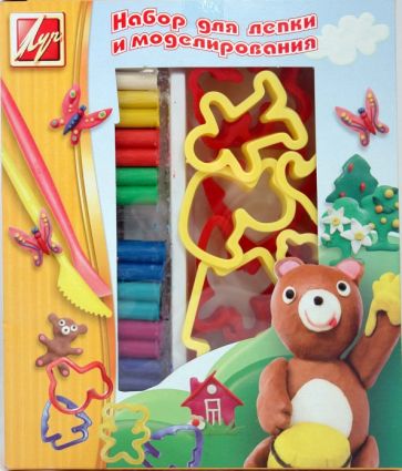 Набор для лепки и моделирования №2. 9 цв.+12 форм. (11С669-08) Набор для лепки и моделирования №2. 9 цв.+12 форм. (11С669-08)