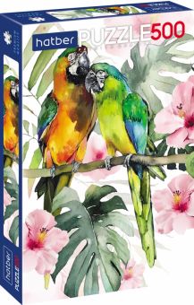 Puzzle-500 Тропические попугаи
