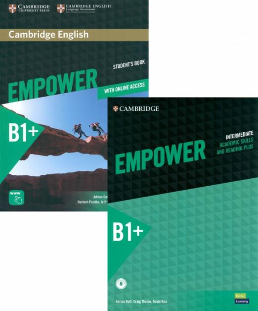 Empower Intermediate Students Book Pack + Online Access Academic Skills and Reading Plus Учебник + буклет + онлайн-доступ - 1