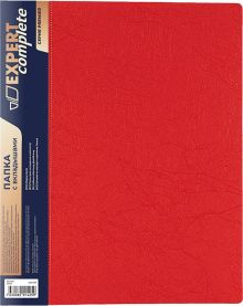 Папка с вкладышами Premier, А4, 10 листов, красная