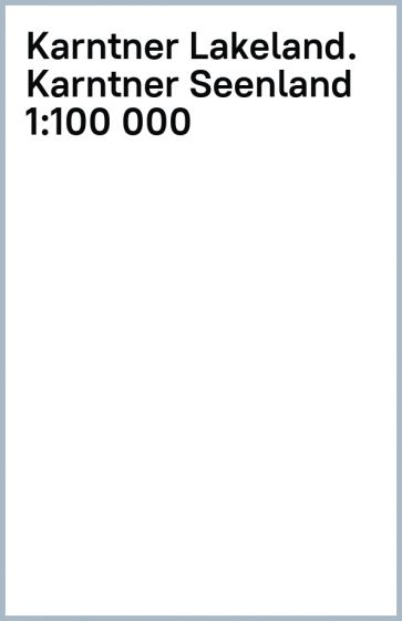 Karntner Lakeland. Karntner Seenland 1:100 000 обложка книги Karntner Lakeland. Karntner Seenland 1:100 000 обложка книги