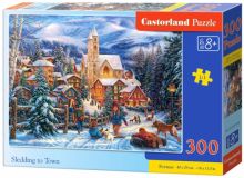 Puzzle-300 Снежная горка в городе