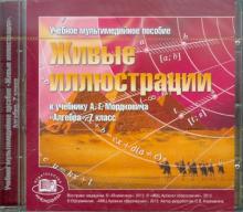 Живые иллюстрации к учебнику А. Г. Мордковича "Алгебра". 7 класс (CDpc)
