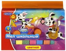 Мел школьный цветной (9 цветов) (FMC-9Dal)