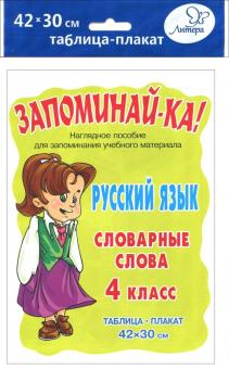 Русский язык. 4 класс. Словарные слова обложка книги Русский язык. 4 класс. Словарные слова обложка книги