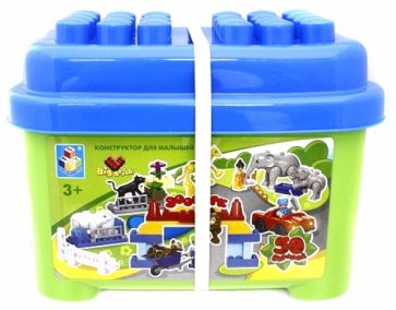 Конструктор Big Brick "Зоопарк" 50 деталей (Т53552) Конструктор Big Brick "Зоопарк" 50 деталей (Т53552)
