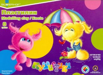 Пластилин 8 цветов "Пушистики" (951124-23) Пластилин 8 цветов "Пушистики" (951124-23)
