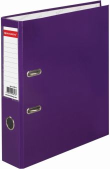 Папка-регистратор, А4, 80 мм, фиолетовая