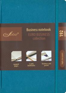 Бизнес-тетрадь In Folio "Euro business" (aquamarine) (1005) Бизнес-тетрадь In Folio "Euro business" (aquamarine) (1005)