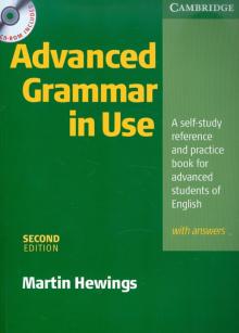 Martin Hewings - Advanced Grammar in Use with answers (+CD) обложка книги Martin Hewings - Advanced Grammar in Use with answers (+CD) обложка книги