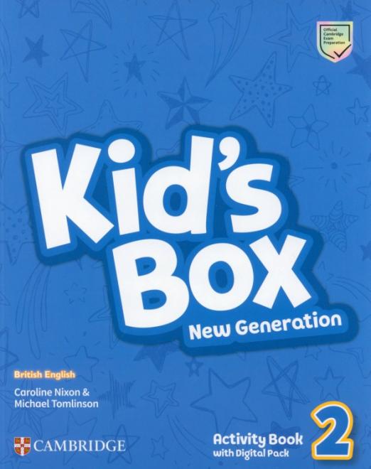 Kid's Box New Generation 2 Activity Book with Digital Pack Рабочая тетрадь с онлайн кодом - 1