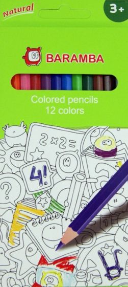 Карандаши 12 цветов (B33112) Карандаши 12 цветов (B33112)