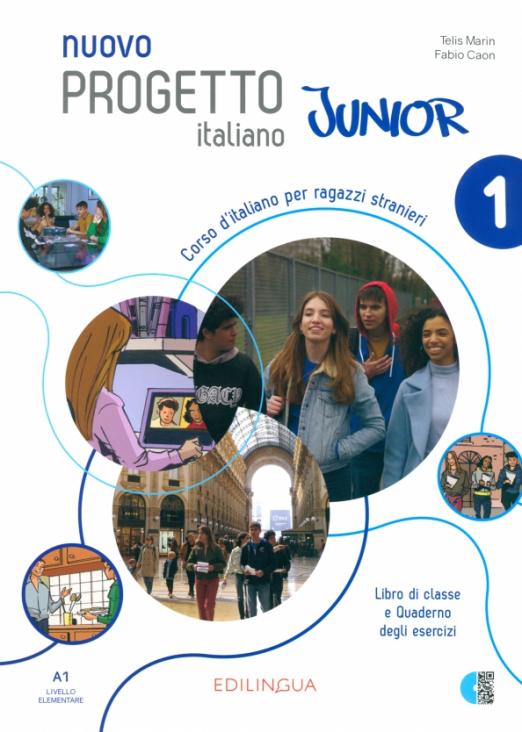 Nuovo Progetto italiano Junior 1. Libro di classe e Quaderno degli esercizi / Учебник + рабочая тетрадь - 1