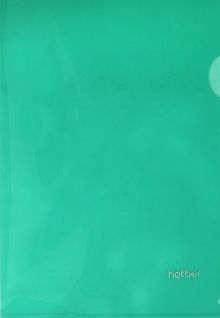 Папка-уголок пластиковая (А5, зеленая) (AG5_00104)