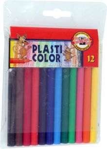 Набор пластиковых цветных карандашей 12 цветов