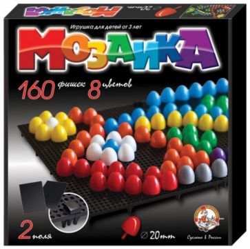 Мозаика (d=20, 8 цветов, 160 штук, 2 поля) (2006) Мозаика (d=20, 8 цветов, 160 штук, 2 поля) (2006)