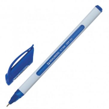 Ручка шариковая масляная "Soft White" (синяя) (142927)