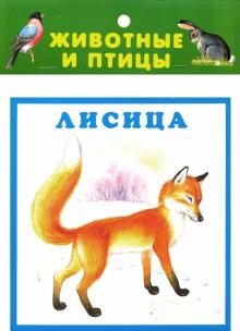 Животные и птицы. 20 карточек с картонным клапаном