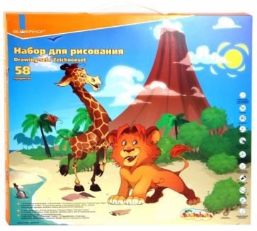 Набор для рисования 58 предметов "Zanzibar" (865832-43) Набор для рисования 58 предметов "Zanzibar" (865832-43)