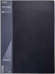 Папка с 80 вкладышами Standardline display book, черная