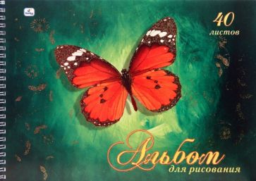 Альбом для рисования 40 листов Волшебная бабочка (АБП340225) Альбом для рисования 40 листов Волшебная бабочка (АБП340225)