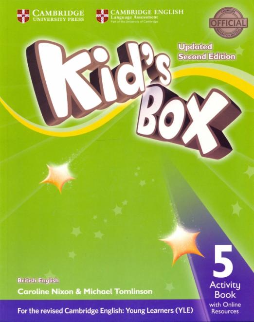 Kid's Box Updated Second Edition 5 Activity Book with Online Resources  Рабочая тетрадь с онлайн кодом - 1