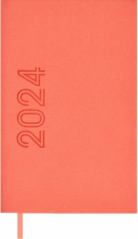 Еженедельник датированный на 2024 год Кассандра, персиково-розовый, 64 листа