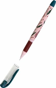 Ручка гелевая "Garden. Розовая", 0,5 мм, черная (BSGP001-08-case)