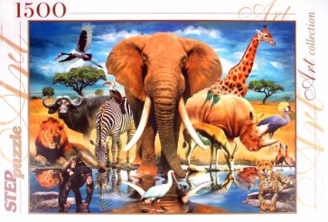 Step Puzzle-1500 "В мире животных" (83042) Step Puzzle-1500 "В мире животных" (83042)