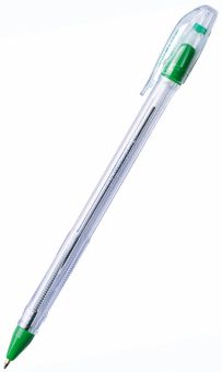 Ручка шариковая на масляной основе, зеленая