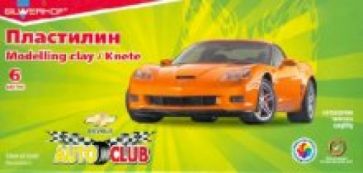 Пластилин 6 цветов "Auto Club" (951113-25) Пластилин 6 цветов "Auto Club" (951113-25)